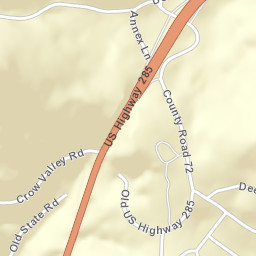 1748-1898 Crow Valley Rd, Bailey, CO Street Map