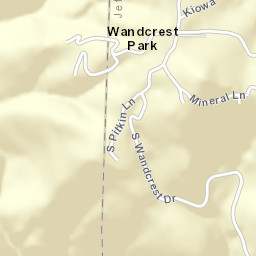 Wandcrest Park Colorado Street Map