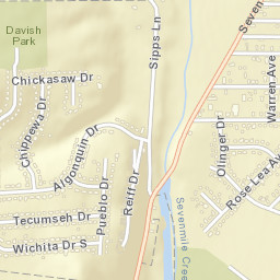 Cherokee Park Ohio Street Map