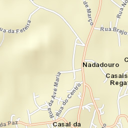 Nadadouro Street Map