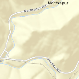 Northspur California Street Map
