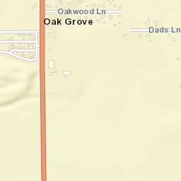 Oak Grove California Street Map