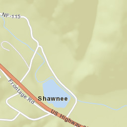 Shawnee Colorado Street Map
