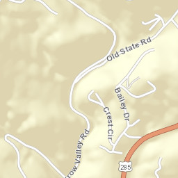 998-1029 Crow Valley Rd Bailey CO Street Map