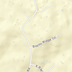 Bayou Hills Colorado Street Map