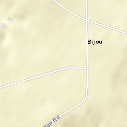 Bijou Colorado Street Map