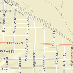 700-798 West Reed Street Moberly MO Street Map