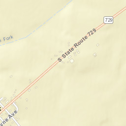 Lees Creek Ohio Street Map