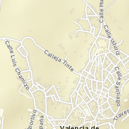 Valencia de Alcántara Street Map