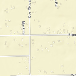 East Biggs California Street Map