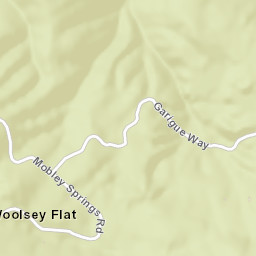 Woolsey Flat California Street Map