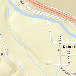 Satank Colorado Street Map