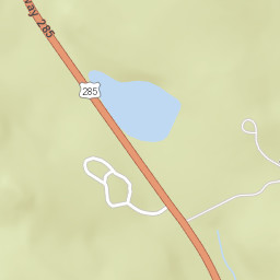 U.S. 285, Pike National Forest, Jefferson, CO Street Map