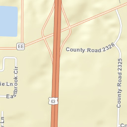 East Rollins Street & U.S. 63 Moberly MO Street Map