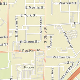 59 West Randolph Street, Martinsville, IN Street Map