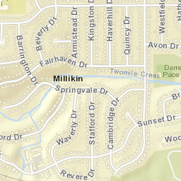 Brookwood Ohio Street Map