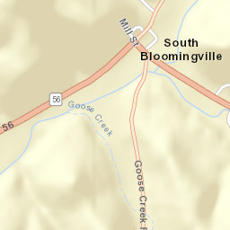 South Bloomingville Ohio Street Map
