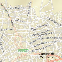 Campo de Criptana Street Map