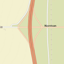 Norman California Street Map