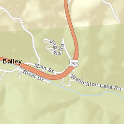 Bailey Colorado Street Map
