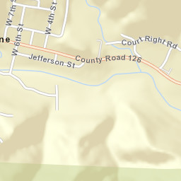Pine Grove Colorado Street Map