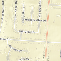 Greenlawn Ohio Street Map