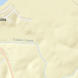 Burtonville Ohio Street Map