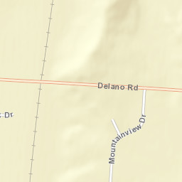 Delano Ohio Street Map
