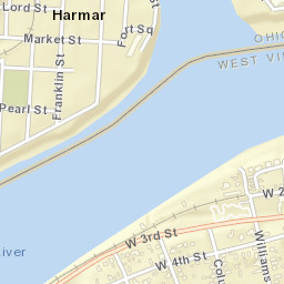 Harmar Ohio Street Map