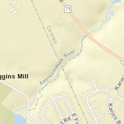 Wiggins Mill Delaware Street Map