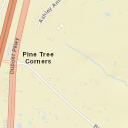 Pine Tree Corners Delaware Street Map
