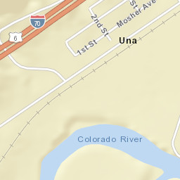 Una Colorado Street Map