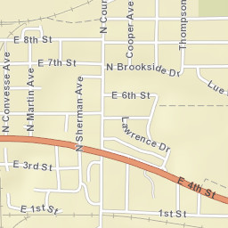 800-848 Thompson Avenue, Colby, KS Street Map