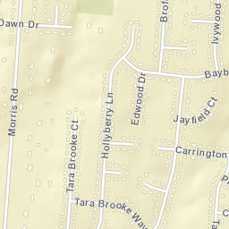 Brofield Estates Ohio Street Map