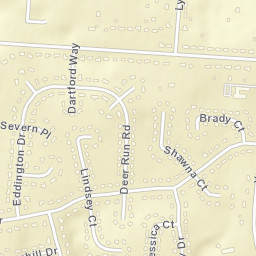 Hunting Creek Estates Ohio Street Map