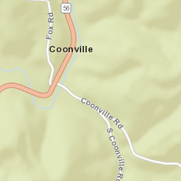 Coonville Ohio Street Map