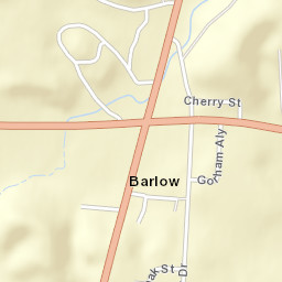 Barlow Ohio Street Map