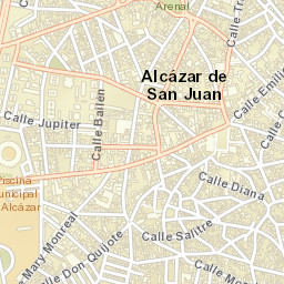 Alcázar de San Juan Street Map