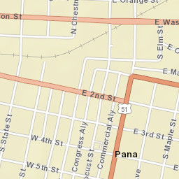 98 Congress Alley, Pana, IL 62557 Street Map