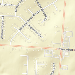 Princeton Ohio Street Map