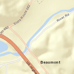 Beaumont Ohio Street Map