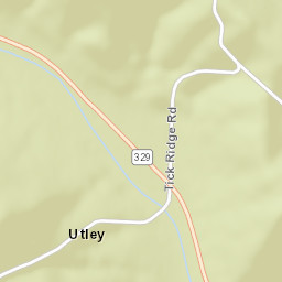 Utley Ohio Street Map