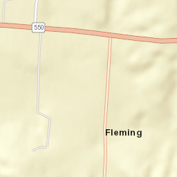 Fleming Ohio Street Map