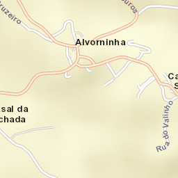 Alvorninha Street Map