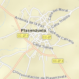 Plasenzuela Street Map
