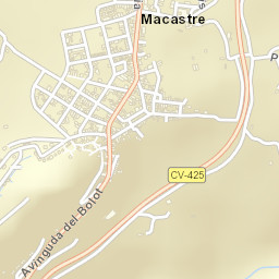 Macastre Street Map