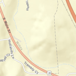 Fair Oaks California Street Map