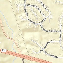 Dutchland Woods Ohio Street Map