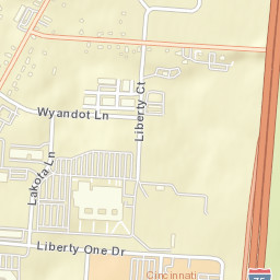 Bethany Ohio Street Map