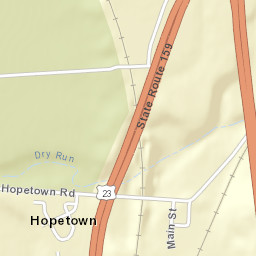 Hopetown Ohio Street Map